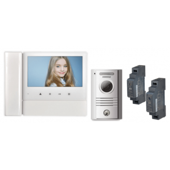 ZESTAW WIDEODOMOFONOWY COMMAX CDV-70N(DC) + DRC-40KA + HDR-15-12 + HDR-15-24